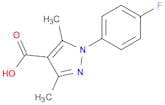 1-(4-Fluorophenyl)-3,5-dimethyl-1H-pyrazole-4-carboxylic acid