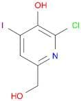 2-Chloro-6-(hydroxymethyl)-4-iodo-3-pyridinol