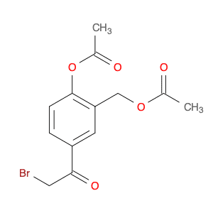 1-(4-Acetyloxy)-3-((acetyloxy)methyl)phenyl)-2-bromoethanone