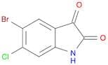 5-Bromo-6-chloro-1H-indole-2,3-dione