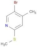 5-Bromo-4-methyl-2-(methylthio)pyridine