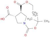 trans-1-Boc-3,4-pyrrolidinedicarboxylic acid, 3-ethyl ester