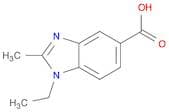 1-Ethyl-2-methylbenzodiazole-5-carboxylic acid