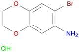 7-Bromo-2,3-dihydro-1,4-benzodioxin-6-amine, HCl