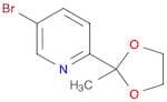 5-Bromo-2-(2-methyl-1,3-dioxolan-2-yl)pyridine