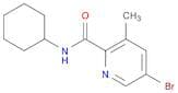 5-Bromo-3-methyl-N-cyclohexylpyridine-2-carboxamide