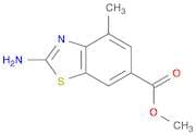 6-Benzothiazolecarboxylicacid,2-amino-4-methyl-,methylester(9CI)