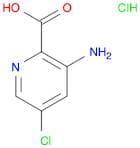 3-amino-5-chloropyridine-2-carboxylic acid hydrochloride