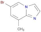 Imidazo[1,​2-​a]​pyridine, 6-​bromo-​8-​methyl-