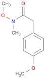 N-methoxy-2-(4-methoxyphenyl)-N-methylacetamide