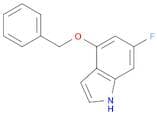 1H-Indole, 6-fluoro-4-(phenylMethoxy)-