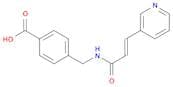 (E)-4-((3-(pyridin-3-yl)acrylamido)methyl)benzoic acid