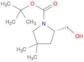 1-Pyrrolidinecarboxylic acid, 2-(hydroxyMethyl)-4,4-diMethyl-, 1,1-diMethylethyl ester, (2S)-