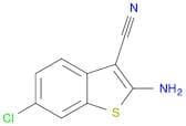 2-AMINO-6-CHLOROBENZO[B]THIOPHENE-3-CARBONITRILE