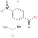 2-Acetamido-5-fluoro-4-nitrobenzoic acid