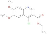4-CHLORO-6,7-DIMETHOXY-QUINOLINE-3-CARBOXYLIC ACID ETHYL ESTER