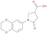 1-(2,3-Dihydro-benzo[1,4]dioxin-6-yl)-5-oxo-pyrrolidine-3-carboxylic acid