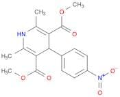 3,5-Pyridinedicarboxylicacid, 1,4-dihydro-2,6-dimethyl-4-(4-nitrophenyl)-, 3,5-dimethyl ester