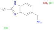 (2-methyl-1H-1,3-benzodiazol-5-yl)methanamine