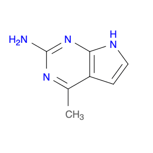 1H-Pyrrolo[2,3-d]pyrimidin-2-amine, 4-methyl- (9CI)