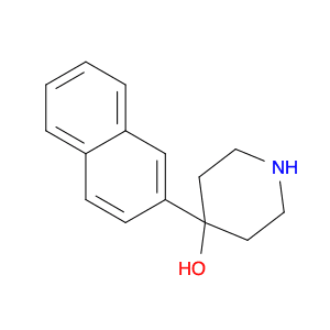 4-Hydroxy-4-(naphth-2-yl)piperidine
