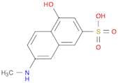 4-Hydroxy-7-methylamino-2-naphthalenesulfonic acid