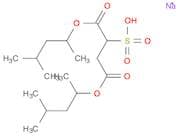 sodium 1,4-bis(1,3-dimethylbutyl) sulphonatosuccinate