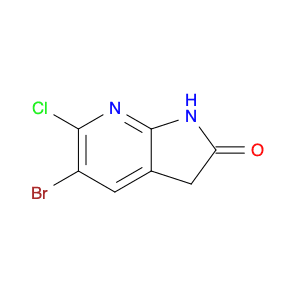 2H-Pyrrolo[2,3-b]pyridin-2-one, 5-broMo-6-chloro-1,3-dihydro-