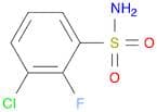 3-Chloro-2-fluorobenzenesulfonamide