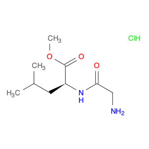 methyl (2S)-2-(2-aminoacetamido)-4-methylpentanoate hydrochloride