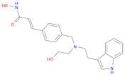 (2E)-N-Hydroxy-3-[4-[[(2-hydroxyethyl)[2-(1H-indol-3-yl)ethyl]amino]methyl]phenyl]-2-propenamide