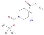 1-tert-Butyl 4-Methyl 4-(Aminomethyl)piperidine-1,4-dicarboxylate