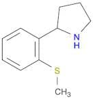 2-(2-(Methylthio)phenyl)pyrrolidine