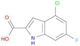 4-Chloro-6-fluoro-1H-indole-2-carboxylic acid