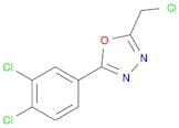 2-(Chloromethyl)-5-(3,4-dichlorophenyl)-1,3,4-oxadiazole