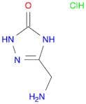 3H-1,2,4-Triazol-3-one, 5-(aminomethyl)-1,2-dihydro-, hydrochloride (1:1)