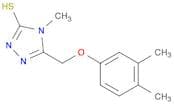 5-[(3,4-Dimethylphenoxy)methyl]-4-methyl-4h-1,2,4-triazole-3-thiol