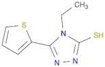 4-Ethyl-5-thien-2-yl-4H-1,2,4-triazole-3-thiol