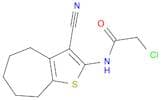 2-Chloro-n-(3-cyano-5,6,7,8-tetrahydro-4h-cyclohepta[b]thien-2-yl)acetamide