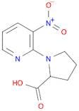 1-(3-nitro-2-pyridinyl)-2-pyrrolidinecarboxylic acid