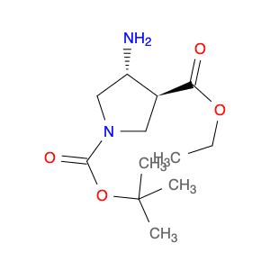 (3R,4S)-1-tert-Butyl 3-ethyl 4-aminopyrrolidine-1,3-dicarboxylate
