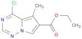 ETHYL 4-CHLORO-5-METHYLPYRROLO[2,1-F][1,2,4]TRIAZINE-6-CARBOXYLATE