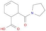 6-(Pyrrolidine-1-carbonyl)cyclohex-3-enecarboxylic acid
