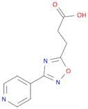 3-(3-Pyridin-4-yl-1,2,4-oxadiazol-5-yl)propanoic acid