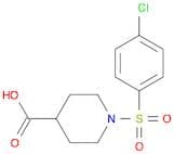 1-[(4-Chlorophenyl)sulfonyl]piperidine-4-carboxylic acid