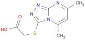 (5,7-Dimethyl-[1,2,4]triazolo[4,3-a]pyrimidin-3-ylsulfanyl)-acetic acid