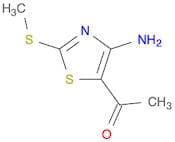 1-[4-amino-2-(methylsulfanyl)-1,3-thiazol-5-yl]ethan-1-one
