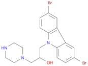 3,6-DIBROMO-α-(1-PIPERAZINYLMETHYL)-9H-CARBAZOLE-9-ETHANOL DIHYDROCHLORIDE