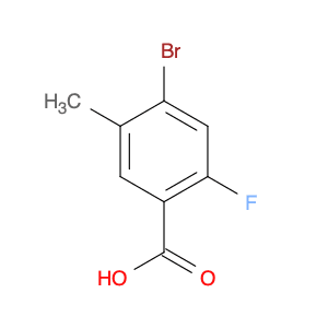 4-Bromo-2-fluoro-5-methylbenzoic acid