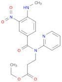 ETHYL N-[4-(METHYLAMINO)-3-NITROBENZOYL]-N-PYRIDIN-2-YL-SS-ALANINATE